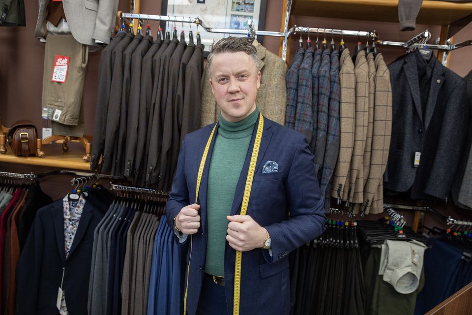 Chris Suitor of Suitor Bros Clothiers and Custom Tailors in Belfast (Picture: Aodhan Roberts/Belfast Telegraph)