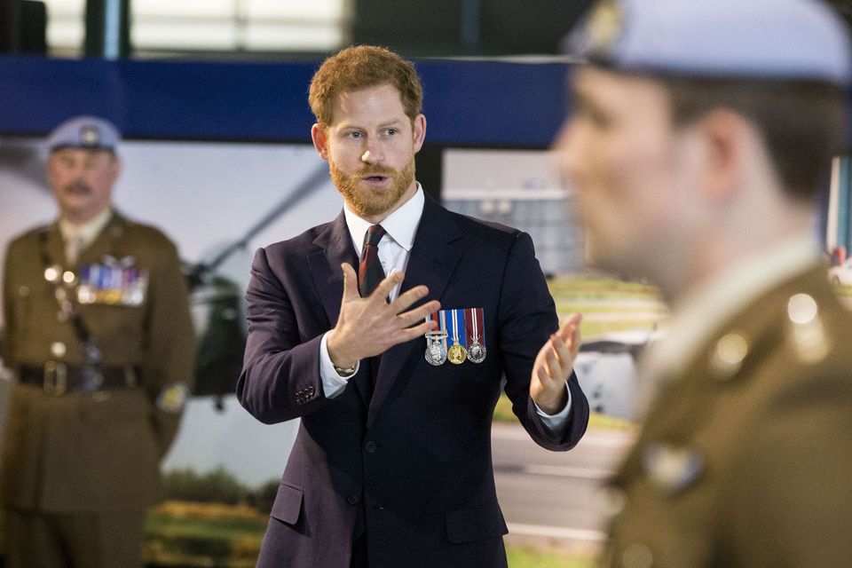 The Duke of Sussex served in the Armed Forces for 10 years and saw frontline action in Afghanistan (Heathcliff O’Malley/Daily Telegraph/PA)