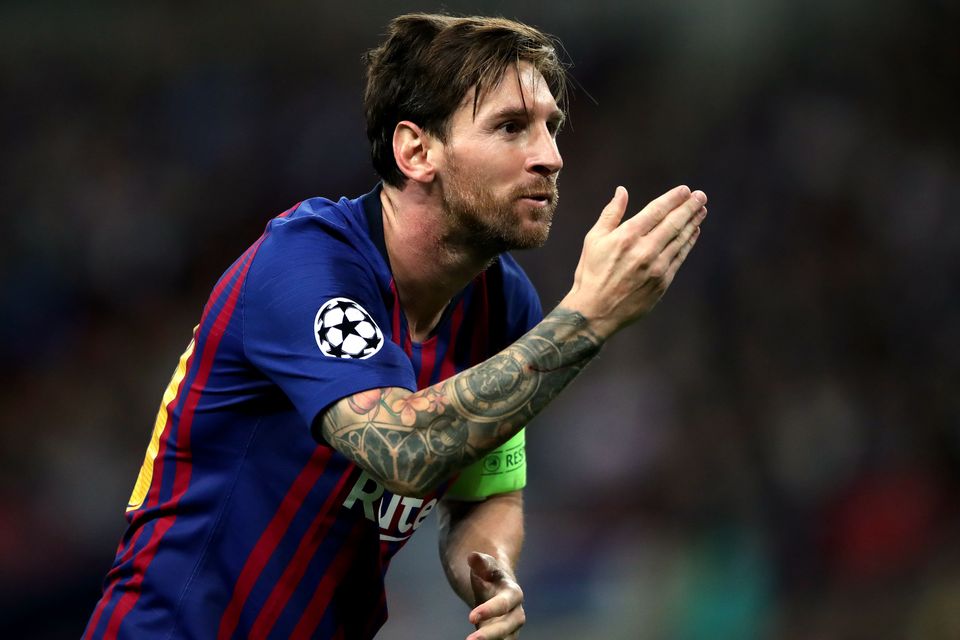 Tearful Lionel Messi Gets Standing Ovation As He Says Goodbye To ...