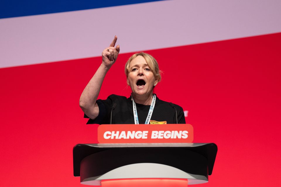 Unite boss Sharon Graham said members have no option but to strike (Stefan Rousseau/PA)