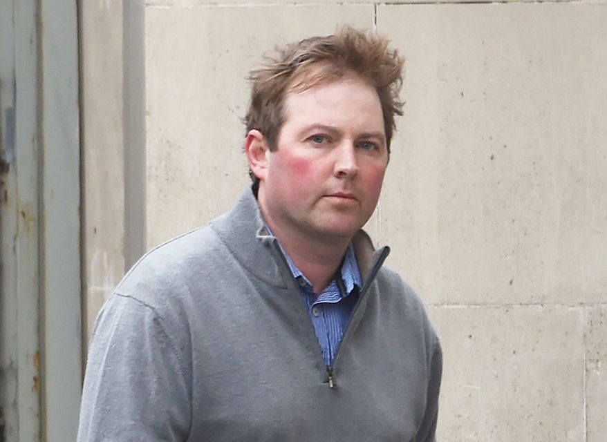 Jonathan Creswell (35) arriving in court charged with the murder of Katie Simpson (Photo by Trevor McBride)