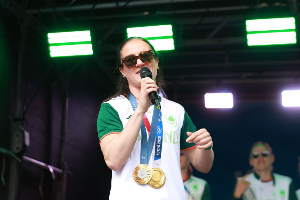 Kellie Harrington represented Ireland in the women’s 60kg boxing event (Liam McBurney/PA)