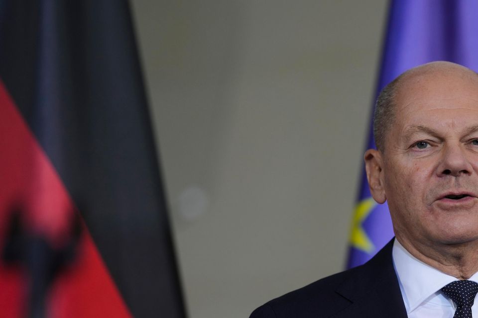 German Chancellor Olaf Scholz said it is ‘no problem’ for him to call for a confidence vote before Christmas (Markus Schreiber/AP)