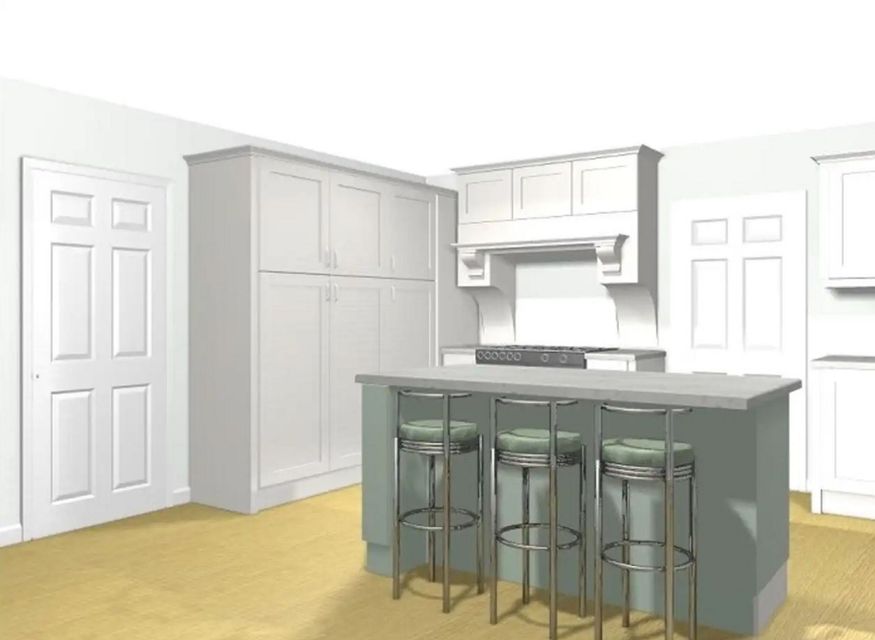 Impression of what kitchen will look like