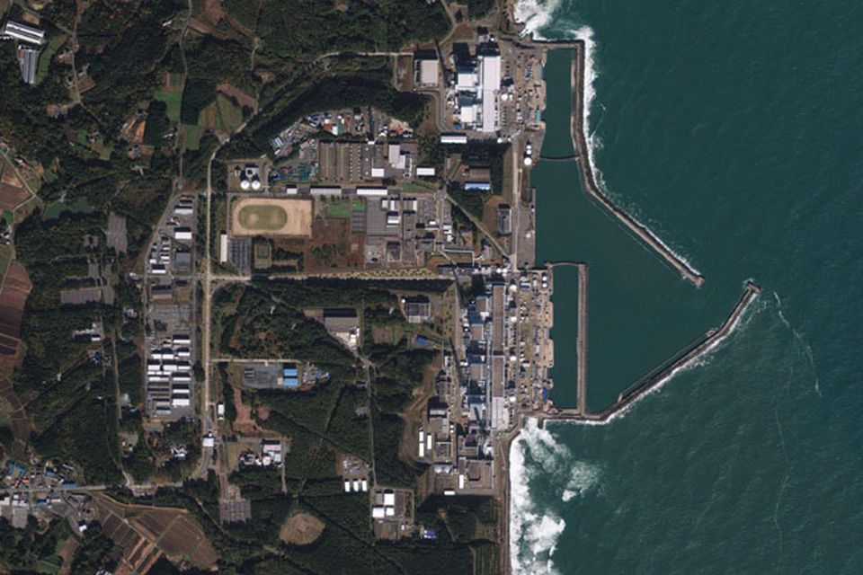 This Nov. 15, 2009 photo provided by GeoEye shows the Fukushima Dai-ichi nuclear complex in Japan. An 8.9-magnitude earthquake struck Japan on March 11, 2011, causing a tsunami that devastated the region. Four nuclear plants in northeastern Japan have reported damage, but the danger Monday appeared to be greatest at the Fukushima Dai-ichi complex, where one explosion occurred over the weekend and a second was feared.  (AP Photo/GeoEye) MANDATORY CREDIT, NO SALES