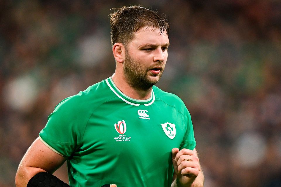 Iain Henderson started in Ireland's World Cup Quarter-Final defeat to New Zealand