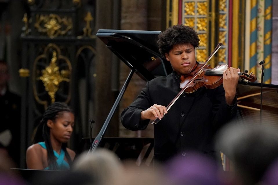 Braimah Kanneh-Mason and Jeneba Kanneh-Mason (Yui Mok/PA)