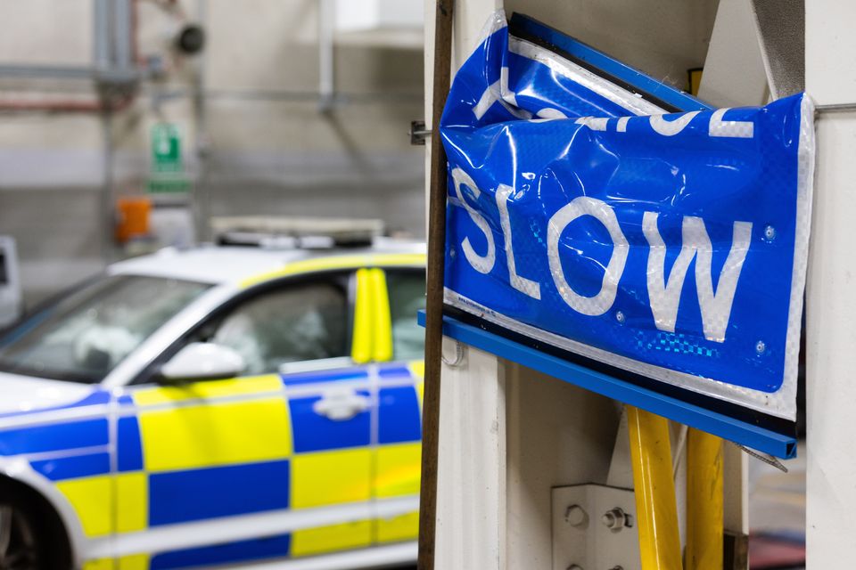 In the past five years more than £400,000 has been spent on repairing police vehicles damaged in ramming incidents. (Photo by Luke Jervis / Belfast Telegraph)