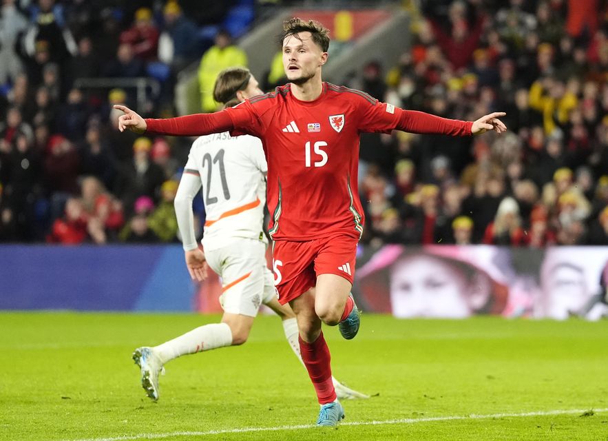 Liam Cullen scored his first Wales goals against Iceland, two months after last being on target for Swansea (Nick Potts/PA)