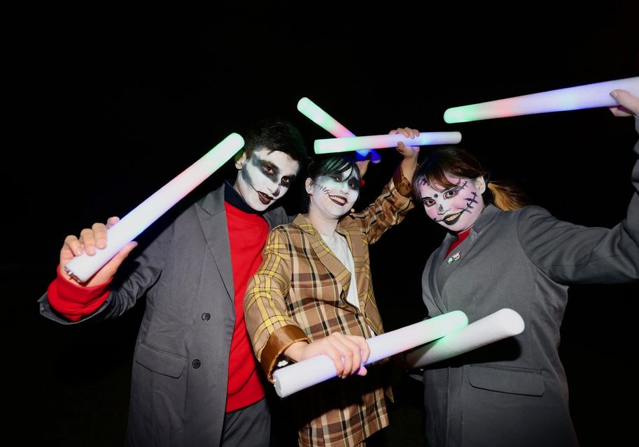 Enjoying the Halloween fun at Shaftesbury Park in Carrickfergus. Image: Steven McAuley