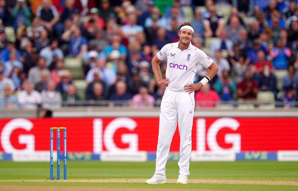 Things went dramatically wrong for Stuart Broad (Mike Egerton/PA)