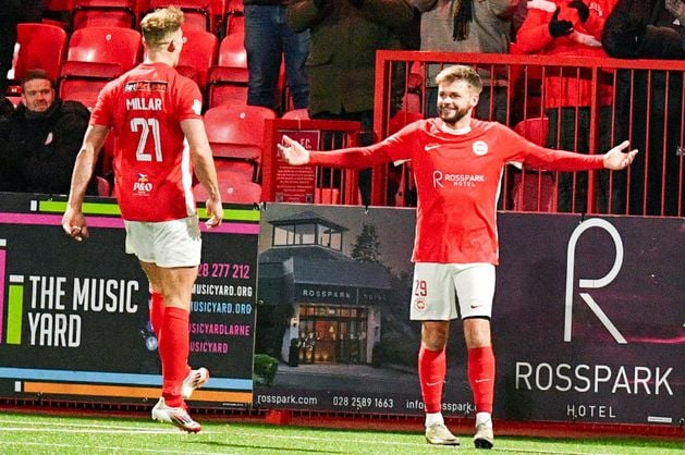 Red-hot striker’s return even better than any January signing I could make, claims Larne boss