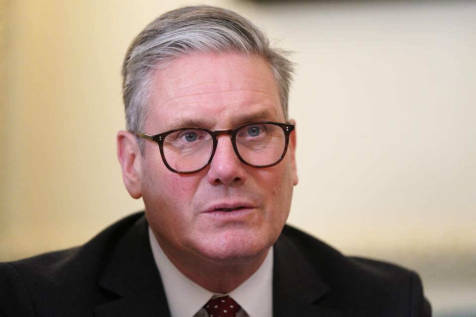 Prime Minister Sir Keir Starmer had promised urgent action to prevent under-18s buying knives online (Alberto Pizzoli/PA)