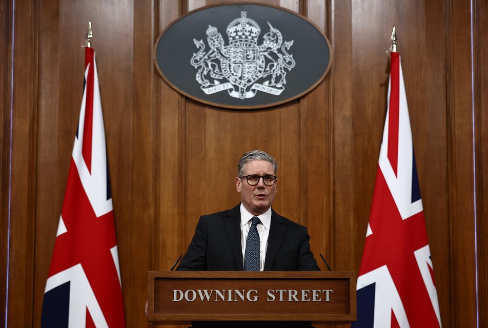 Prime Minister Sir Keir Starmer delivers a statement at 10 Downing Street in London, after the Government announced an inquiry into how the state failed to identify the risk posed by Axel Rudakubana, who killed three girls at a Taylor Swift-themed dance class in Southport. Picture date: Tuesday January 21, 2025.