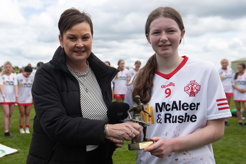 Emer Cunningham inspired Tyrone to an Electric Ireland All-Ireland Minor ‘C’ Final victory over Mayo