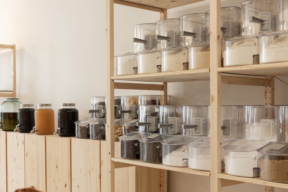 The couple opened their zero-waste store a year ago