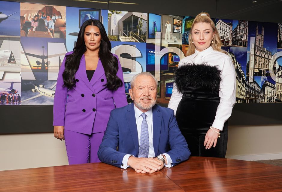 Rochelle Anthony and Marnie Swindells are vying to win a £250,000 investment from Lord Sugar (Ian West/PA)