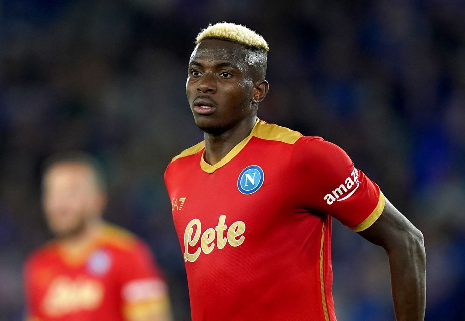 Napoli’s Victor Osimhen could be on the move (Mike Egerton/PA)
