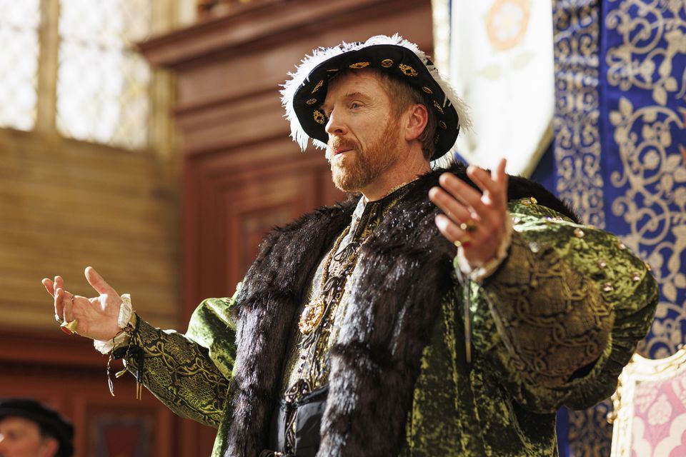 Trumpian: Damian Lewis as Henry VIII in the new series of Wolf Hall. Photo: Nick Briggs