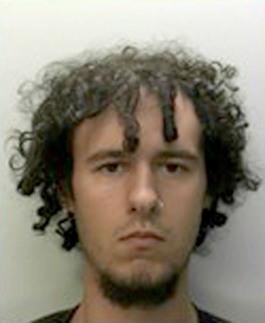 Lucas Ormond Skeaping, 29, of Warran Lane, Tavistock, was jailed for 18 months after pleading guilty to violent disorder during a protest in Plymouth (Devon and Cornwall Police/PA)