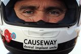thumbnail: Robert Dunlop on the starting grid moments before the practice session that claimed his life
