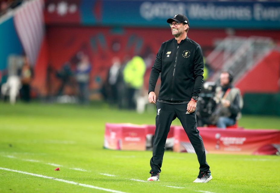 Liverpool manager Jurgen Klopp during the FIFA Club World Cup final (Adam Davy/PA)