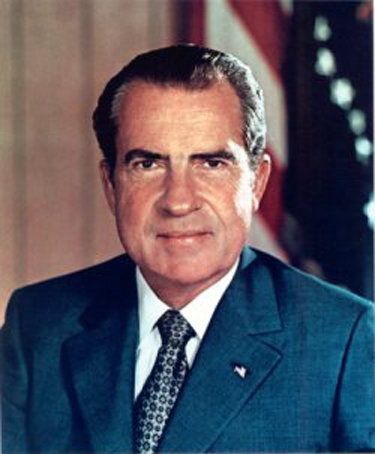Former US President Richard Nixon