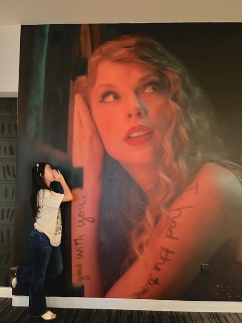 Taylor Swift fan Nicole gave her spare ticket to The Eras Tour in Wembley to a fellow Swiftie (Nicole/PA)