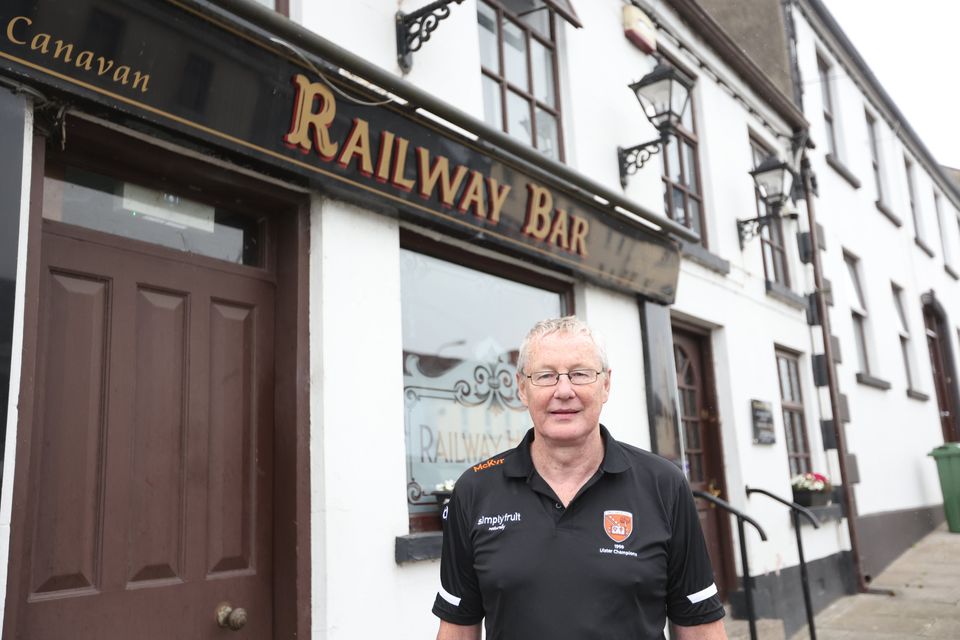 Railway Bar owner Brian Canavan (Picture by Peter Morrison)