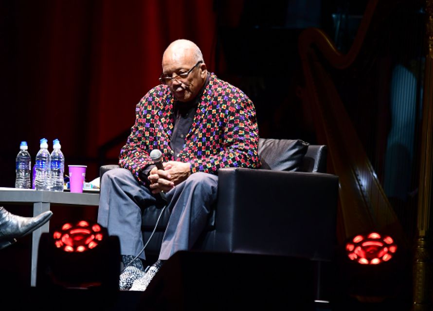 Quincy Jones on stage at The O2 in London (Ian West/PA)