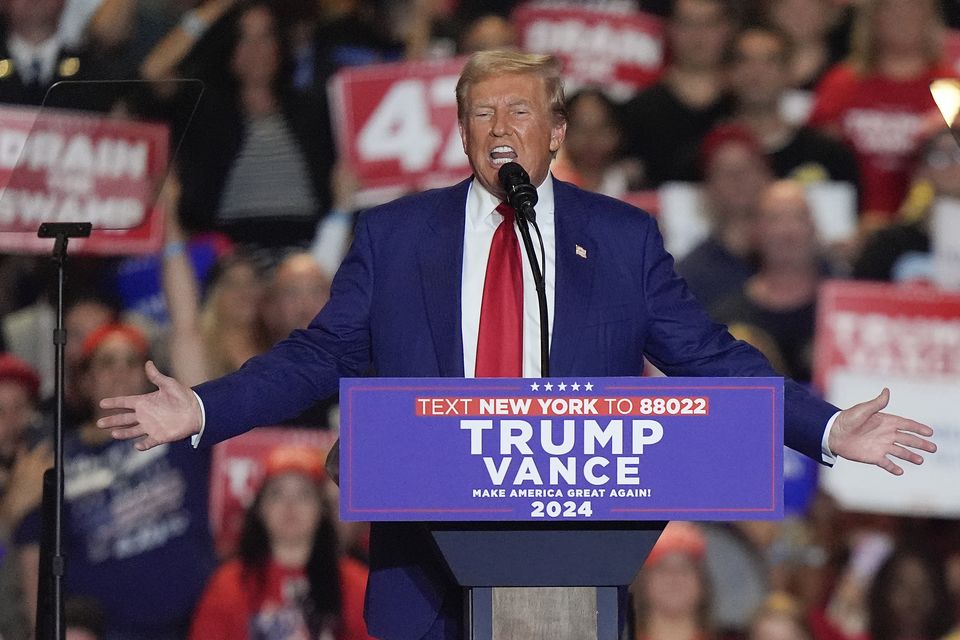 Republican presidential nominee Donald Trump (Frank Franklin II/AP)