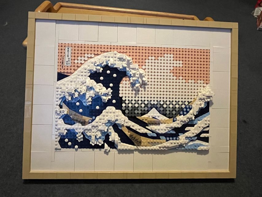 Lego version of Hokusai – The Great Wave