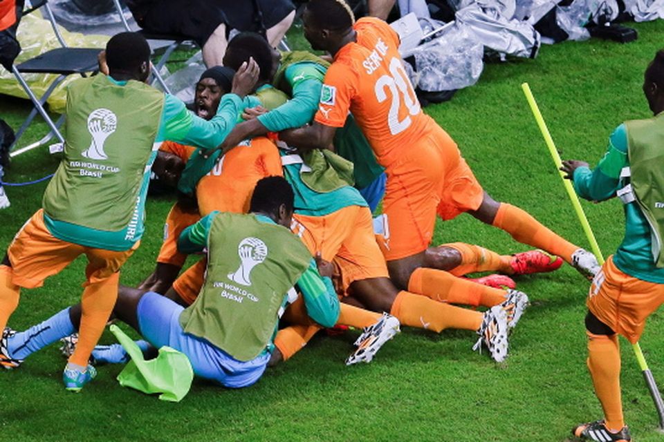 Ivory Coast's soccer stars' jersey
