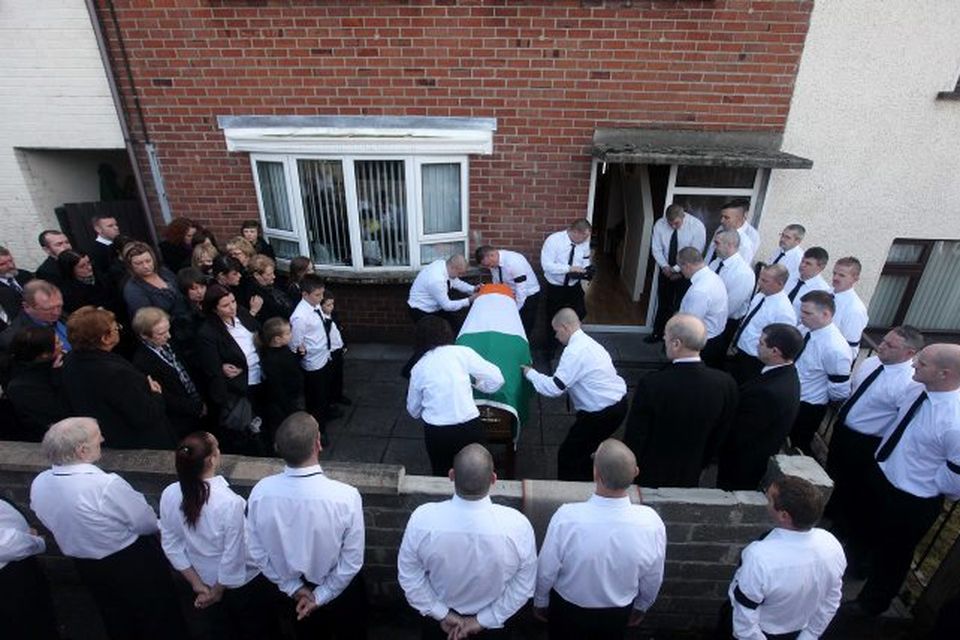 Masked Men Fire Shots Over Coffin | BelfastTelegraph.co.uk