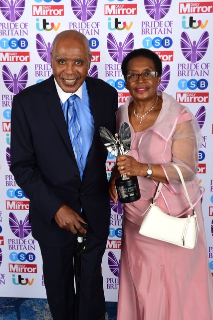 Paul Stephenson received a Lifetime Achievement Award at the Pride of Britain Awards in 2017 (Ian West/PA)