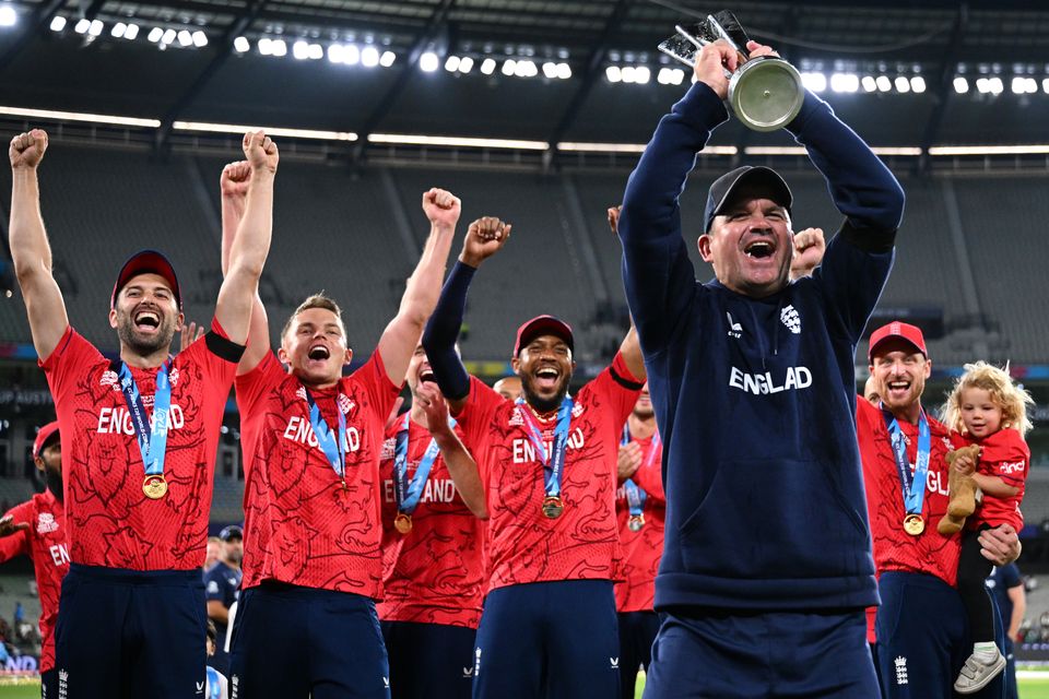 Matthew Mott led England to 2022 T20 World Cup glory (PA)