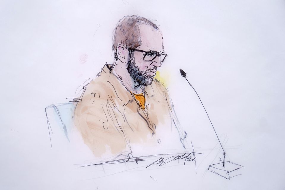 Court sketch of Alexander Smirnov (William T. Robles/AP)