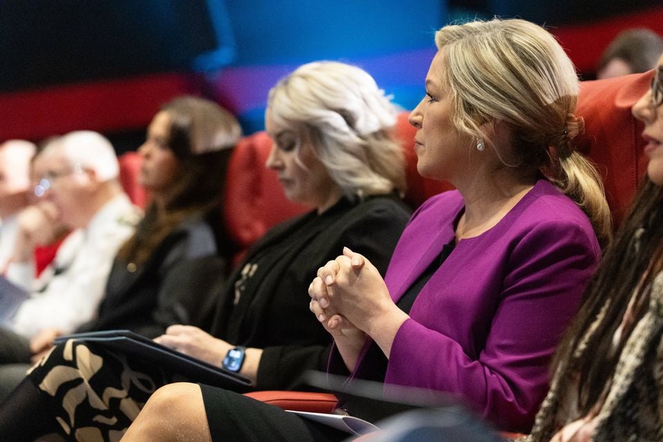 First Minister Michelle O'Neill at the event