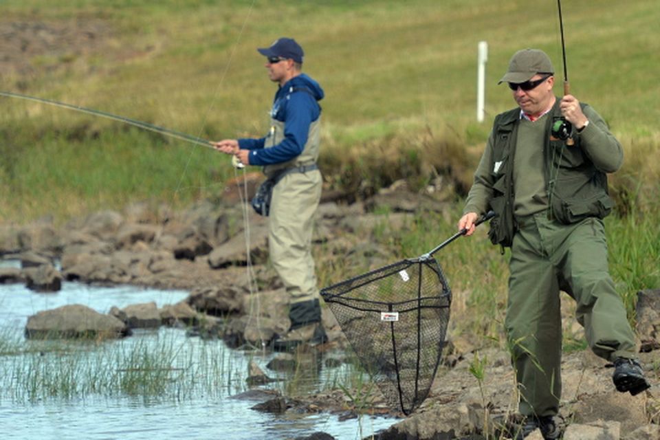 Following a new line - PSNI chief catches brown trout at World