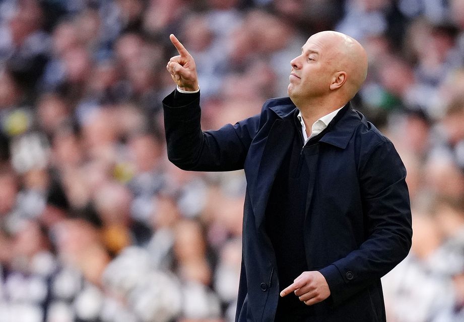 Liverpool head coach Arne Slot insists he is taking it one game at a time with his side close to winning the Premier League title (John Walton/PA)