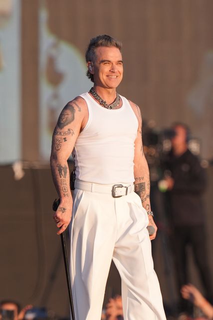 Robbie Williams (Ian West/PA)