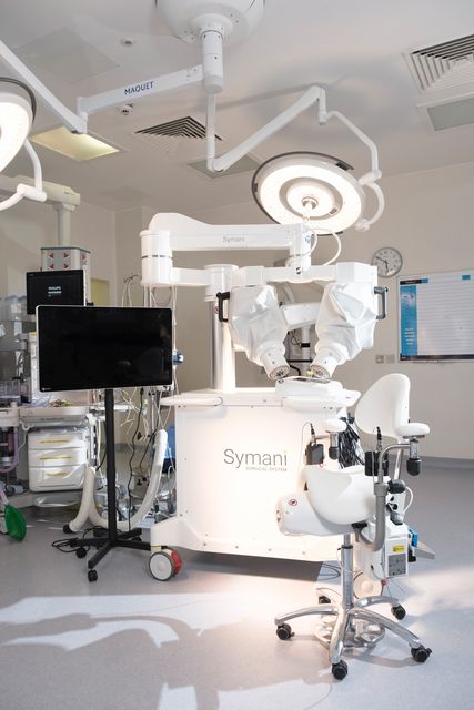 The Symani Surgical System is a teleoperated robotic tool designed for microsurgery – a highly specialised technique where surgeons repair tiny anatomical structures such as blood or lymphatic vessels, or nerves (Dom Tyler)