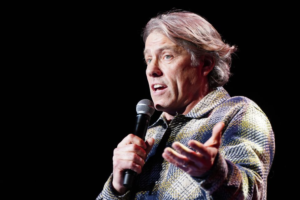 John Bishop on stage during A Night of Comedy, the Teenage Cancer Trust show at the Royal Albert Hall (Ian West/PA)