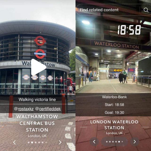 Jai has been documenting his Tube walks on his TikTok (Jai/TikTok/PA)