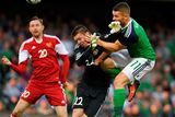 thumbnail: BELFAST, NORTHERN IRELAND - MAY 27: Conor Washington (R) of Northern Ireland scores during the international friendly game between Northern Ireland and Belarus on May 26, 2016 in Belfast, Northern Ireland. (Photo by Charles McQuillan/Getty Images)