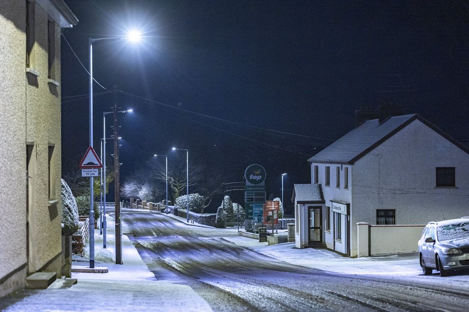 Carrickmore covered in snow on November 20th 2024 (Photo by Kevin Scott)