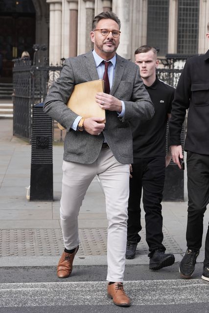 Glenn Mulcaire leaves the Court of Appeal after Wednesday’s hearing (Lucy North/PA)