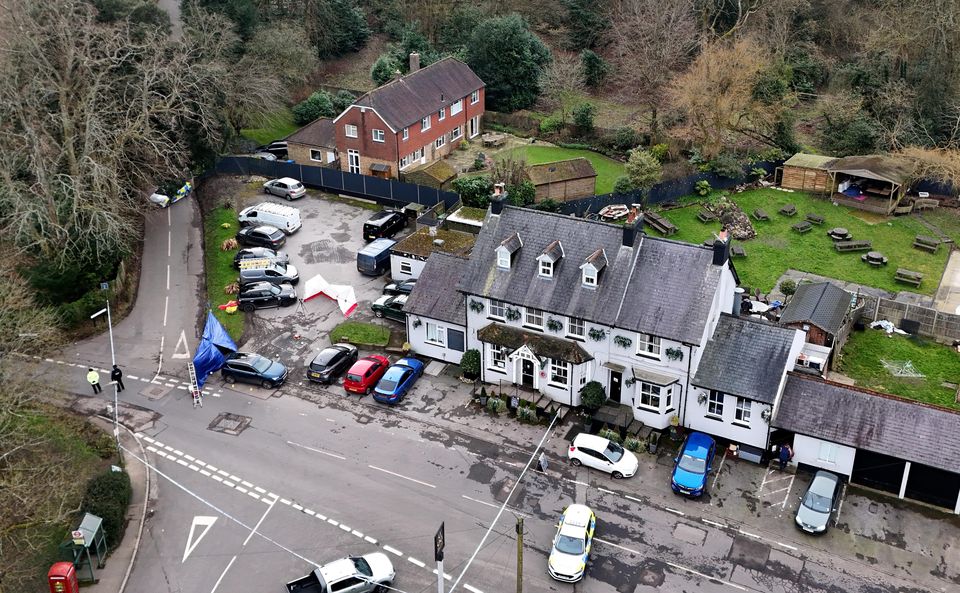 The Three Horseshoes pub in Knockholt (Gareth Fuller/PA)