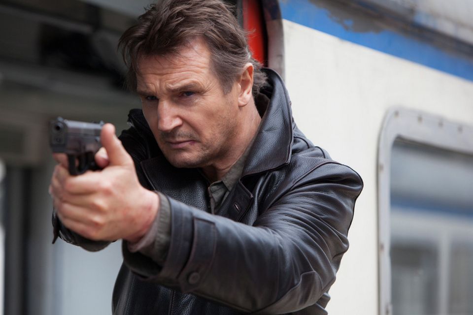 Liam Neeson in action movie Taken