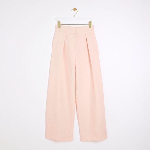 Linen blend trousers, £40, River Island